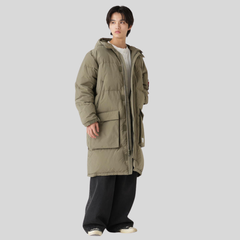 Пуховик Alpha Industries Long Puffer Parka OG-107 Green (Зеленая)