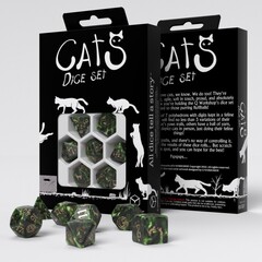 Набор кубиков Q WORKSHOP Cats Dice Set: Pixel