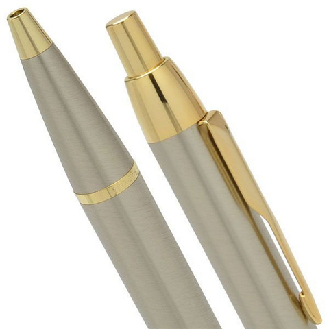 Ручка шариковая Parker IM Metal K223, Brushed Metal GT (S0856480)