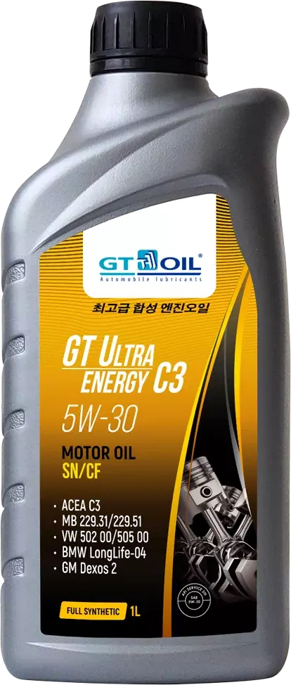 Масло моторное GT OIL GT Ultra Energy C3 5W-30 синтетическое 1 л