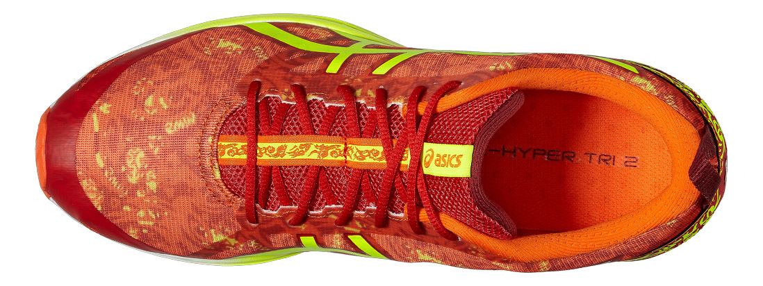 Беговые марафонки мужские Asics GEL-Hyper TRI 2 оранжевые - 4