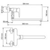 WasserKRAFT Vils 5602L Смеситель для ванны с коротким изливом, цвет: хром