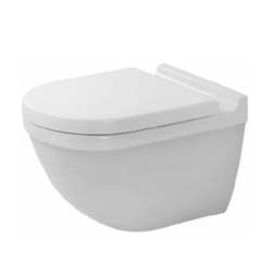Duravit Starck 3 42250900A1 (222509+006389) Комплект: подвесной унитаз 360х540 мм 222509+ сиденье с мягким закрыванием фото