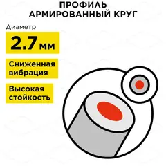 Корд триммерный на катушке DDE 