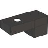 Geberit VariForm 501.184.00.1 Тумба под раковину, 120x55x51см, темно-серый / лакированный матовый, темно-серый / матовый