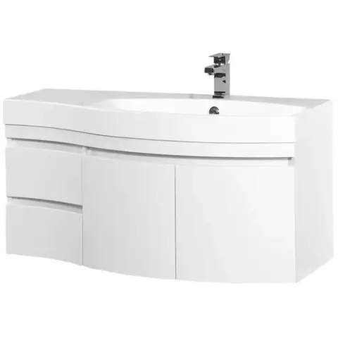Aquanet Опера 169654 Тумба под раковину, цвет: белый