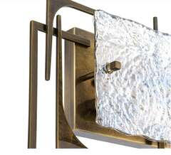 Бра Zeno antique brass finish