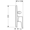 Hansgrohe Metris 31484000 Смеситель встраиваемый на 2 потребителя