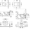 Duravit 2533090000 Унитаз подвесной 620х375 мм, с креплением,цвет белый
