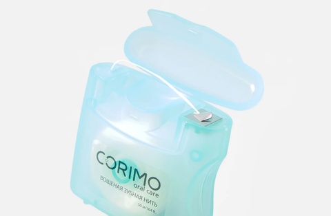 Corimo Зубная нить Ультраплоская вощеная 5катушек, 50м*5шт. (Китай)