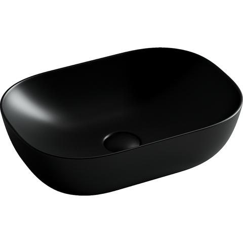 Ceramica Nova Element CN6009MB Умывальник чаша накладная прямоугольная, 45.5x32.5, цвет: чёрный
