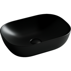 Ceramica Nova Element CN6009MB Умывальник чаша накладная прямоугольная, 45.5x32.5, цвет: чёрный фото