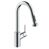 Hansgrohe Talis S 14877000 Смеситель для кухни с выдвижным изливом и лейкой