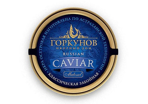 Икра черная осетровая "Горкунов", 50г