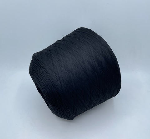 Zegna Baruffa (пр.Италия),art-Labrador 2/80 500м(смотка в 8 нитей)/100гр. 100%меринос , цвет-Черный(40/21/304) арт.30459