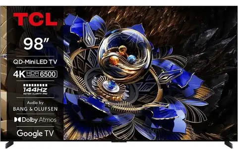 Телевизор TCL 98" 98X11K черный 4K Ultra HD 120Hz