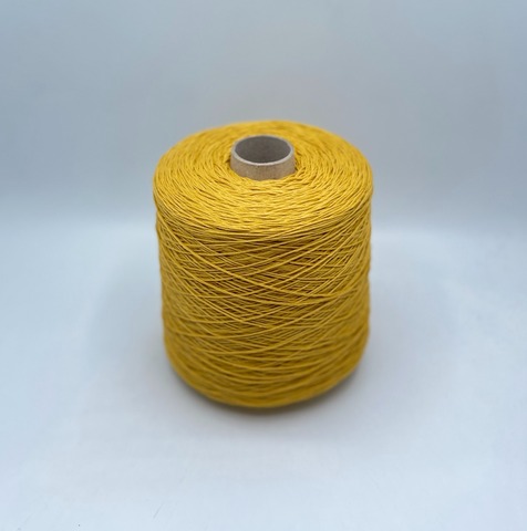 Бобинная пряжа (пр.Италия), art.Cotone, 350м/100 гр. 100%Хлопок, цвет-Карри , арт.34740