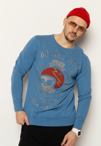 Свитшот Bowery NYC Slub "Custom Services" Aviator