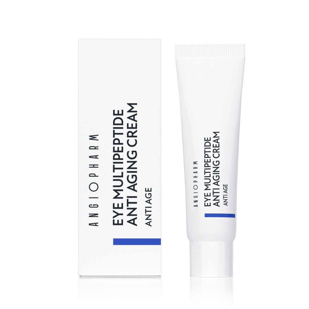 МИНИАТЮРА Мультипептидный омолаживающий крем для кожи вокруг глаз ANGIOPHARM Anti Aging Cream
