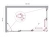 BelBagno Luce LUCE-AH-21-110/90-P-CR Душевой уголок, 110x90, цвет: хром