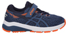 Asics Gt 1000 7 PS кроссовки для бега детские синие-оранжевые - 1