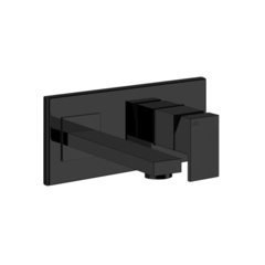 Gessi Rettangolo 44840#299 Встраиваемый однорычажный смеситель, излив 146мм(внешние части), цвет: черный фото