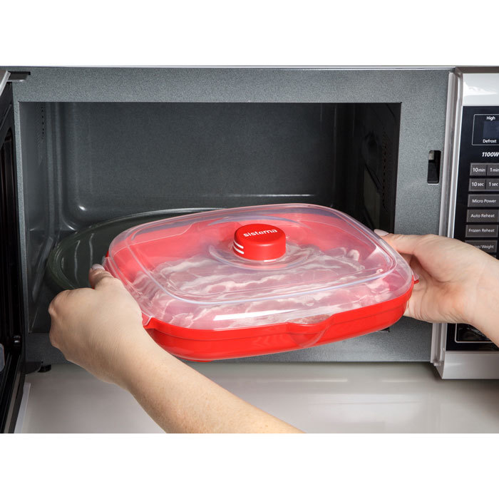Контейнер для приготовления бекона в СВЧ Sistema "Microwave" 950 мл