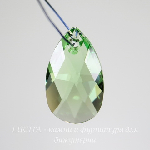 6106 Подвеска Сваровски Капля Peridot (22 мм)