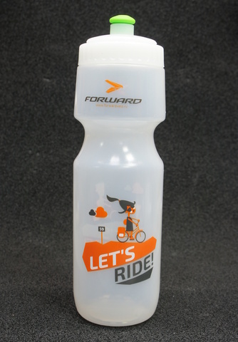 Фляга Forward Let's Ride 700мл прозрачная