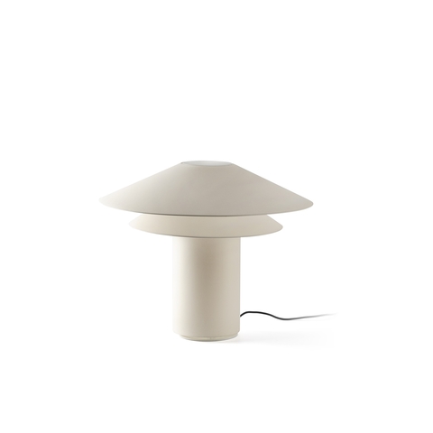 Фото: Настольная лампа SHAN бежевая 1xE27 - основной вид