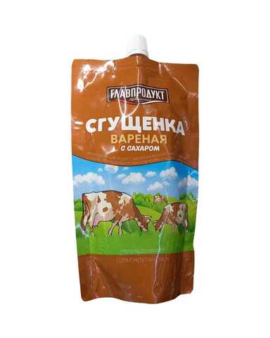 Сгущенка вареная с сахаром 