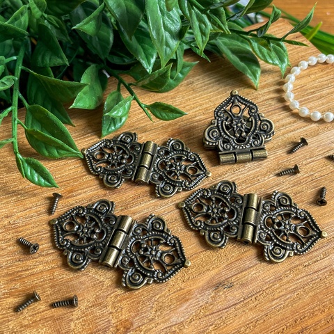 Петли для шкатулок фигурные 