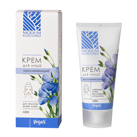 Modum КЛАССИКА Крем для лица омолаживающий Лён, 50г (B142-136)