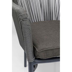 Стул с подлокотниками Wave Grey