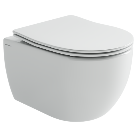 Ceramica Nova Игра (Play) CN3001T Подвесной унитаз Торнадо 49 см сиденье микролифт крепления белый