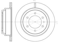 Диск тормозной вентилируемый G-brake  GR-02149
