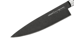 Нож кухонный Шеф 200мм Samura Mo-V Stonewash SM-0085B/K*