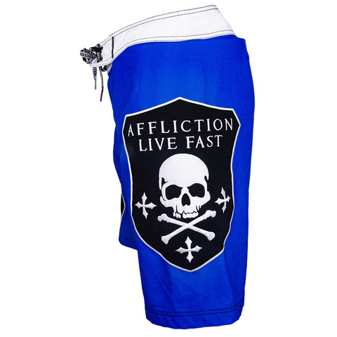Affliction | Шорты мужские A36224 череп и кости левый бок
