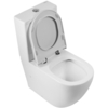 BelBagno Sfera-R BB2141CPR/BB902SC Унитаз-компакт безободковый, цвет: белый