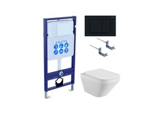 Aquatek Лира SET AQUATEK ЛИРА-012 4В1 Инсталляция с унитазом и клавишей, цвет: белый фото