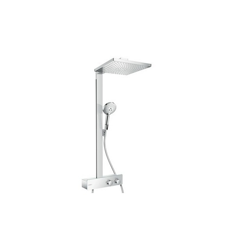 Hansgrohe Raindance E 27362000 Душевая система внешнего монтажа с термостатом 106,6 см с верхней лейкой 30х30 см