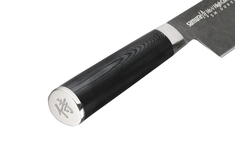 Нож кухонный Шеф 200мм Samura Mo-V Stonewash SM-0085B/K*