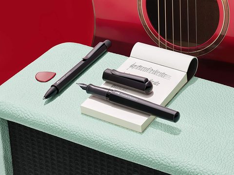 Ручка шариковая Faber-Castell Hexo Black (140504)