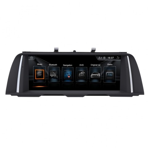 Монитор для BMW 5 F10/F11 (2010-2013) CIC Android 13 8/128GB QLED 4G модель TC-6208