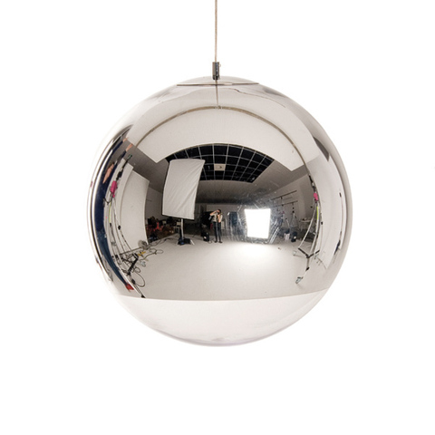 Светильник Mirror Ball сталь диаметр 30см.