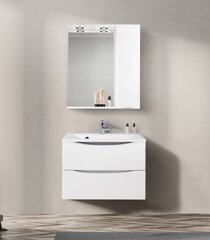 BelBagno Marino MARINO-SPC-700/750-1A-BL-P-R Зеркальный шкаф, цвет: белый фото