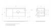 BelBagno Kraft KRAFT-1000-2C-1A-SO-CG-L Тумба под раковину подвесная, 100x46, цвет: серый