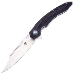 Фото Складной нож Bestech Fanga, сталь D2, рукоять G10/Carbon