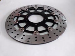 Диск тормозной передний на KAWASAKI ZX6R NINJA  636 / 600/ ZX6RR  600/ ZX10R 1000, ER6F / ER6FN 650, Z 750 / 750-ABS, Z 1000 / ABS, Z 1000 SX / ABS черный