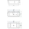 Allen Brau Infinity 2.21002.21/PWM Акриловая ванна, 170x78, цвет: белый, зелёный